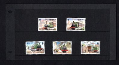 1985 Jersey Steam Locomotives Commemorative Stamps Presentation Pack