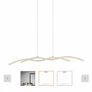 Pendant LED light Chrome Effect Alani. Image 2