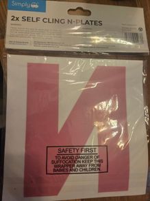 New n-plates self cling x2