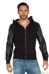 patchwork hoodie grey or black size s and m