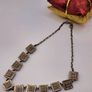vintage  designer citrine necklace Image 5