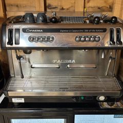 coffee machine and grinder