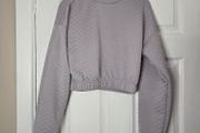 Cropped Lilac Pullover, Size 10