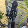 ESP LTD Frank Bello Signature Bass. Custom Satin Black & Red Image 3