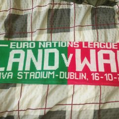 Vintage Euro Nations League Soccer Scarf