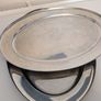 Stainless Steel Oval Serving Tray 65cm Image 2