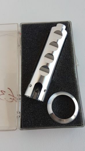 Handbrake Handle with grip, aluminium, by Richbrook. New in Packaging.