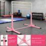 Gymnastics Bar Horizontal Bar with Gymnastic Rings for Kid 13 Height Adjustable Image 5
