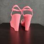 Pink wedges sandals size 39, NEW LOOK Image 4