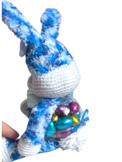 Handmade Crochet Easter Bunny Kids Gift Personalised Easter Bunny Toy