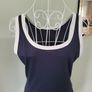 navy sleeveless dress Image 2