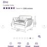 DFS Zinc Cuddler Sofa Image 5