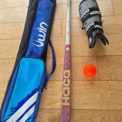 Complete Hockey Starter kit: Stick, Bag, Ball, Shinguards