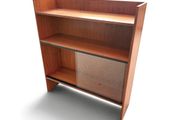 vintage midcentury teak bookcase
