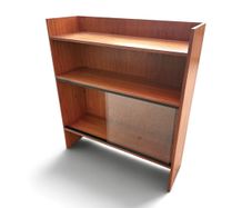 vintage midcentury teak bookcase
