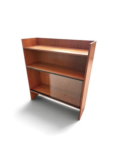 vintage midcentury teak bookcase