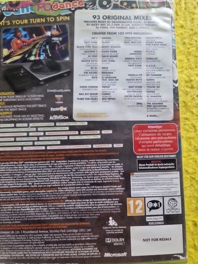 Dj Hero Xbox360 Games Original