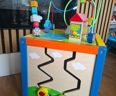 Squirrel Play Wooden 5-in-1 Activity Cube