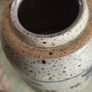 Early Nicholas Mosse Irish Stoneware Crock / Canister Blue Bird Motif With Lid But The Lid Cracked And Fixed 6 Inches Tall. Image 8