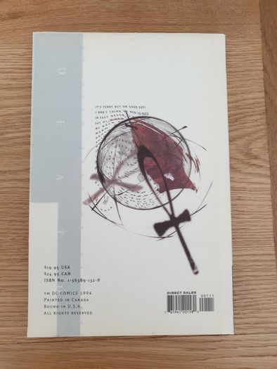 DEATH The High Cost of Living Hardcover 1994 First Printing DC Comic Neil Gaiman