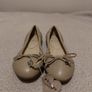 Leather Bow Ballerina Flat pumps Shoes, NEW WITH TAGS Image 2