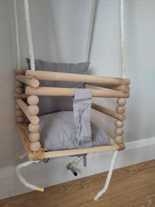 Wooden Baby Swing