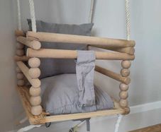 Wooden Baby Swing