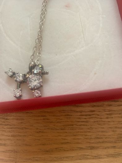 Silver dog chain