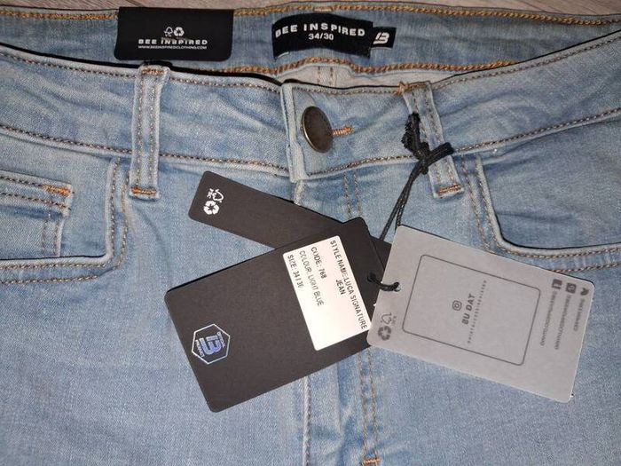 Brand New Bee Inspired Luca Signature Skinny Jeans - Size - 34/30 - 60.00 - Sterling - 78.00 - Euro