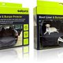 Universal Fit Heavy Duty Wipe Clean Tear Proof  Protects Carpet From Dogs Pets Mud Water Rubbish Tools Shopping, Black Image 3