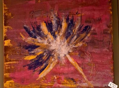 Original hand painted picture on canvas.