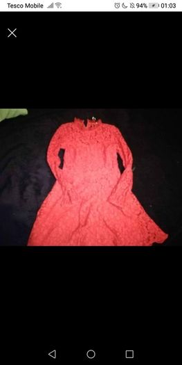 Dress from warehouse. Long sleeves . Size 10. lacey floral