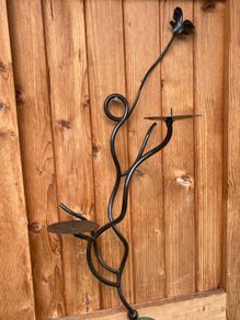 Candle Holder Wrought Iron