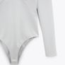 Zara Back Cut Out Neoprene Effect Bodysuit Image 5