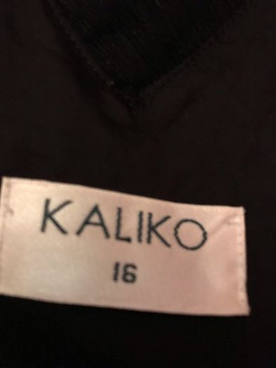 Ladies Linen Kaliko dress Size 16 in as new condition