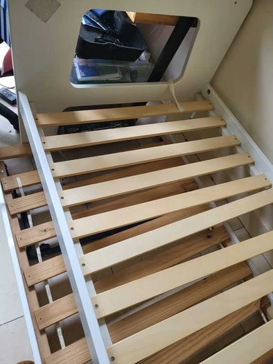 Bed base acting as sofa or double bed