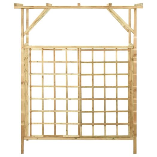 Garden Pergola for Double Bins Impregnated Pinewood