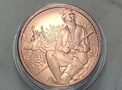 Austria 10 Euro Copper Uncirculated Coin 2025 - Aufbrezeln - Leather - Traditional and Trendy