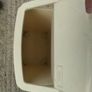 Wham cream swing lid bin Image 3