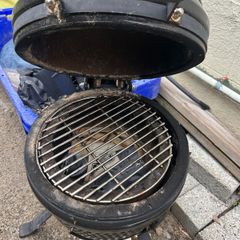Grill ceramic small charcoal grill .