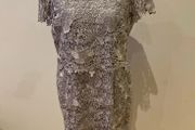 Jacques Vert silver grey occasion dress size 10