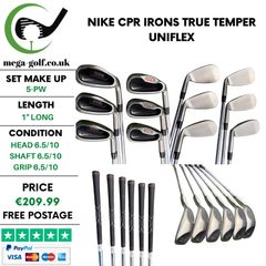 Nike CPR Irons / 5-Pw / True Temper Uniflex
