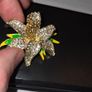 Vintage Lily Blossom Brooch Image 2
