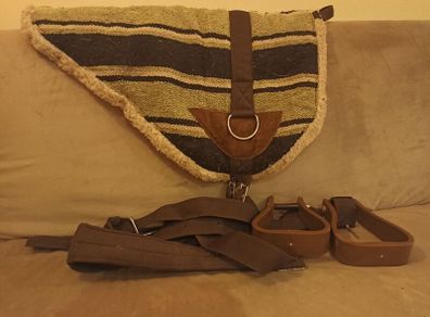 Bareback saddle,Breaking bit, bunjee