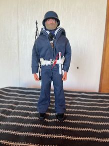 Vintage Action Man 40th anniversary sailor naval uniform and bearded figure