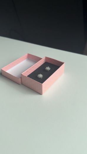 VVS1 Moissanite Halo earrings