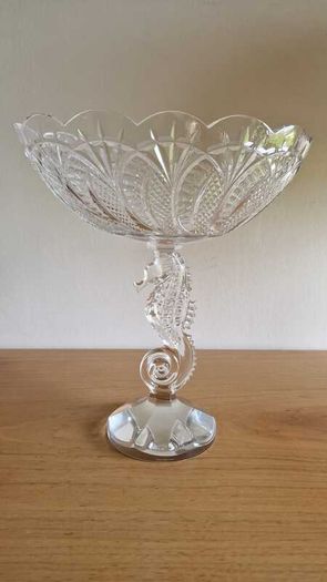 Waterford Crystal Seahorse Pedestal Centrepiece Bowl