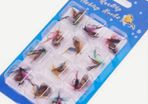 Packet Of 12 Fishing Flies (brand New).