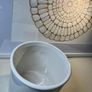 Ceramic Plant Pot with blue/grey Hearts Image 4