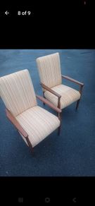 pair of 2 Mid-century modern Retro chairs